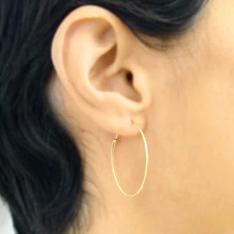 Carla Caruso - Small Oval Dainty Hoops