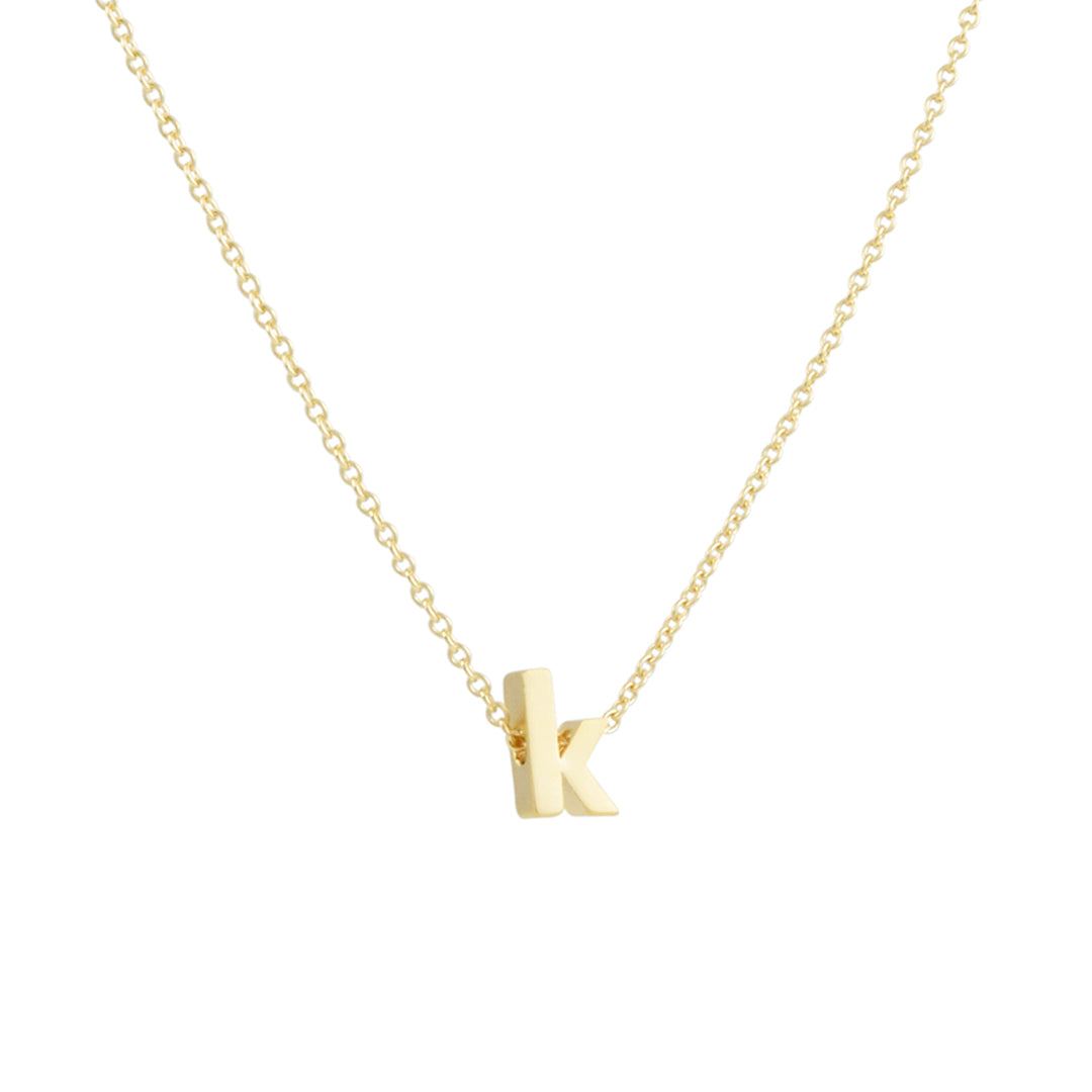 Lowercase letter store necklace