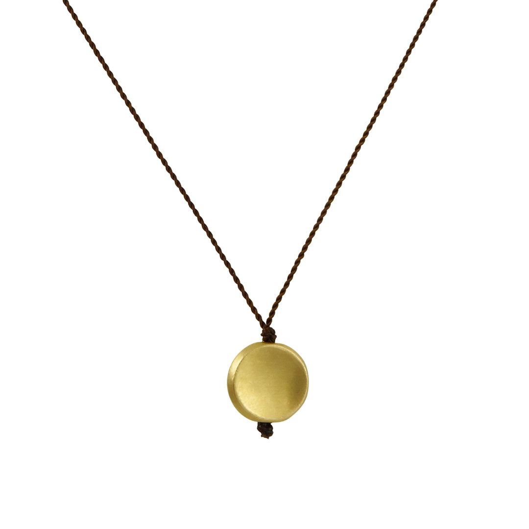 22K Yellow Gold Flower Pendant W/ Layered Faceted Design