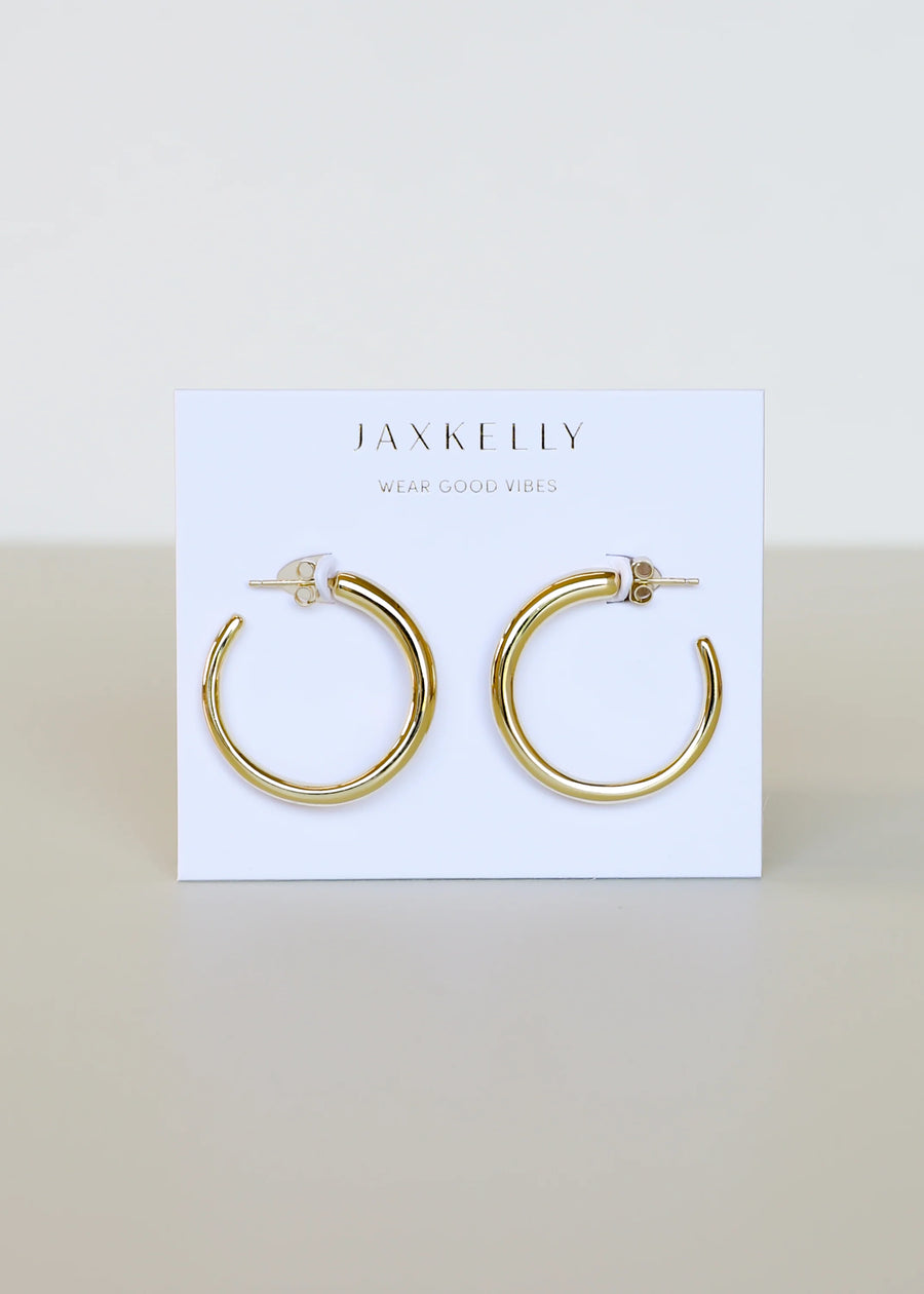 JaxKelly - Everyday Gold Medium Hoops