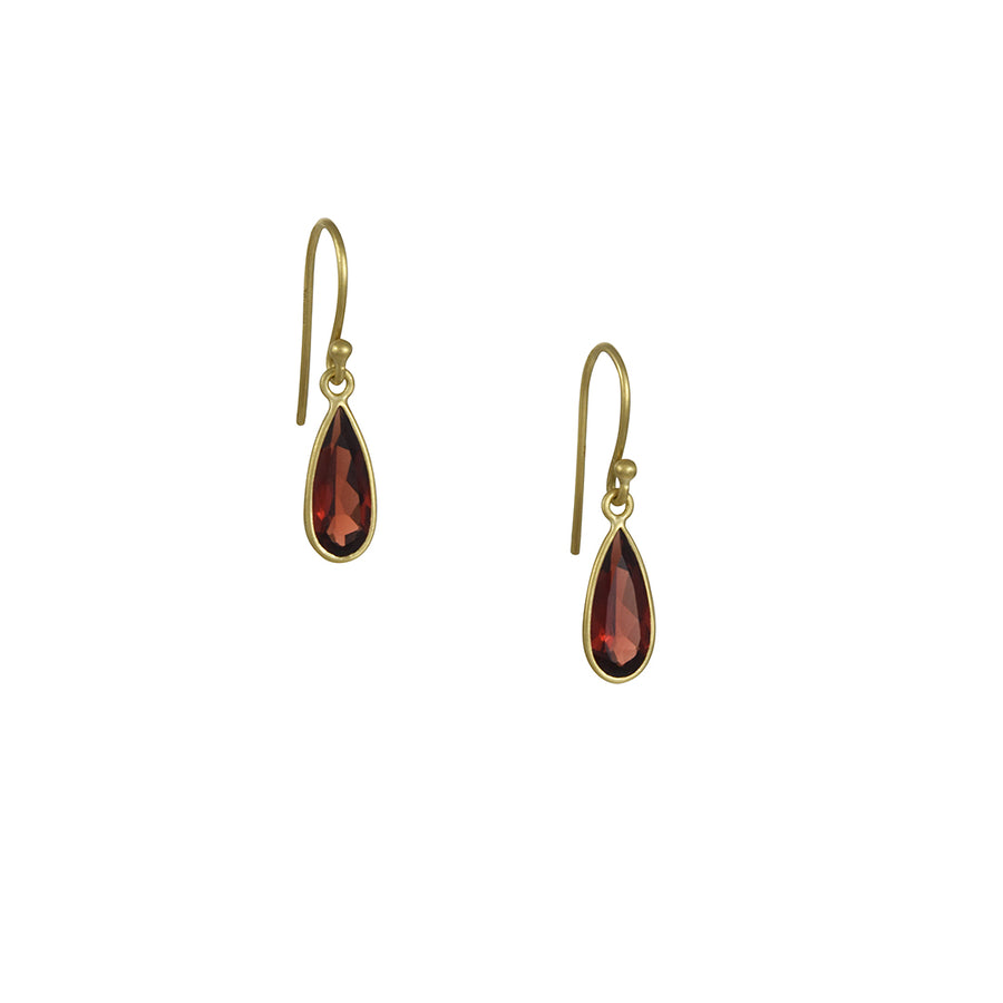 Kothari - Garnet Petal Earrings