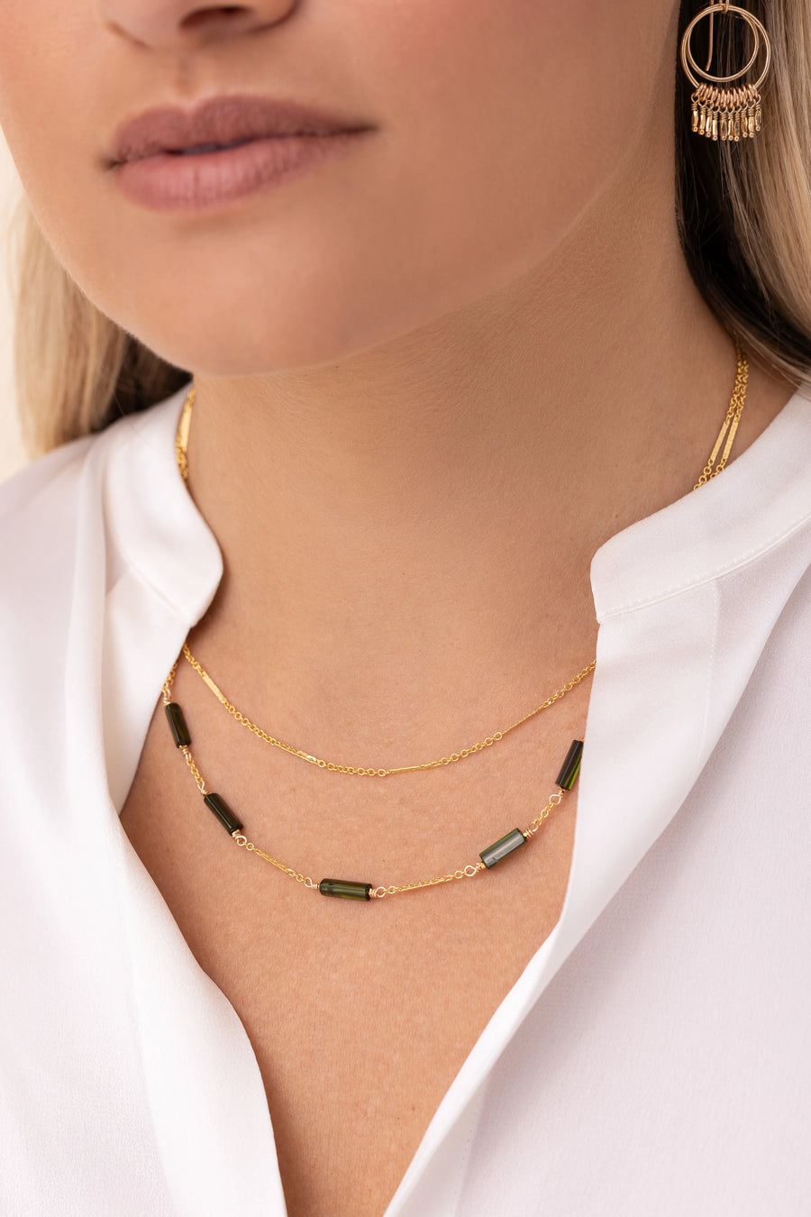 Kate Winternitz - Linda Double Stranded Tourmaline Necklace