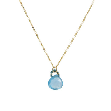 Danielle Welmond - Swiss Blue Quartz Necklace