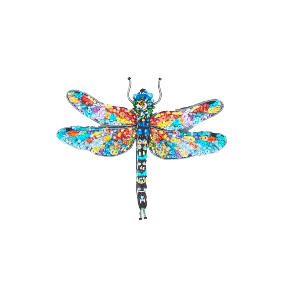 Mosaic Darner Brooch Pin