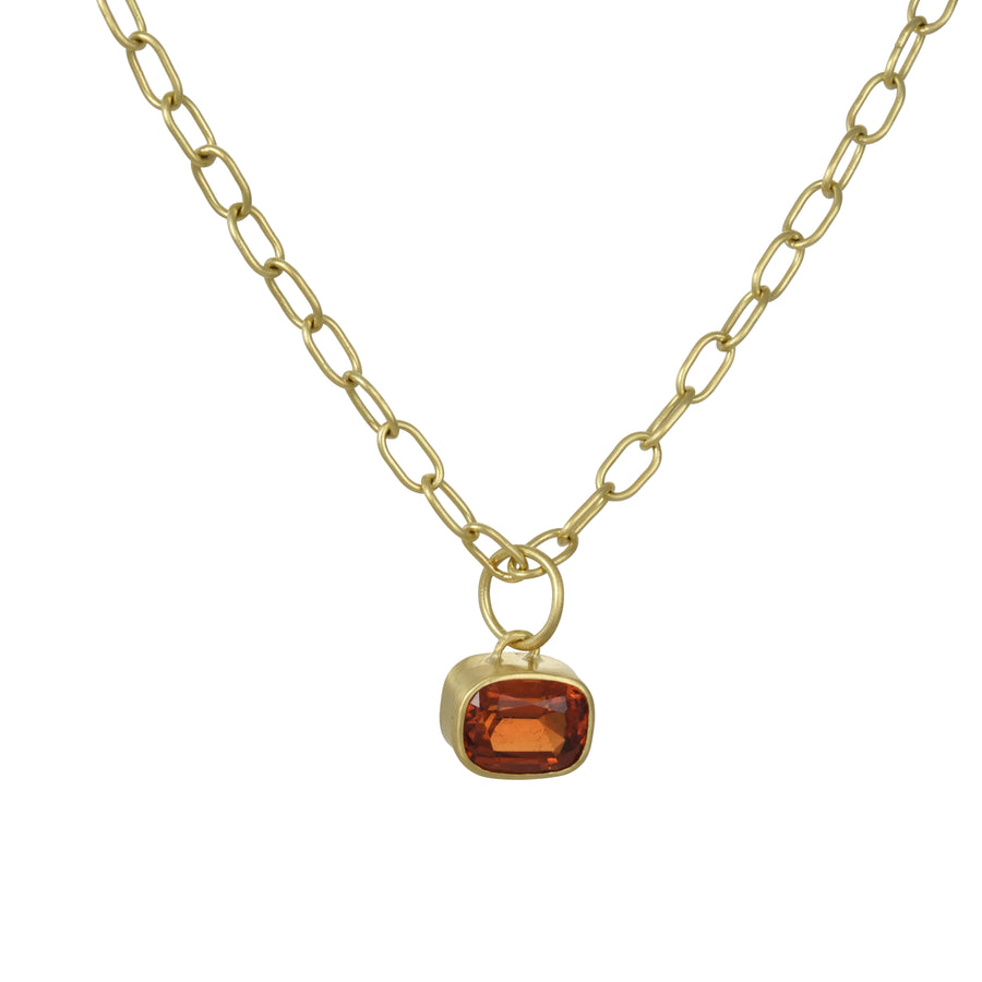 East Camp Goods - Hessonite Garnet Pendant