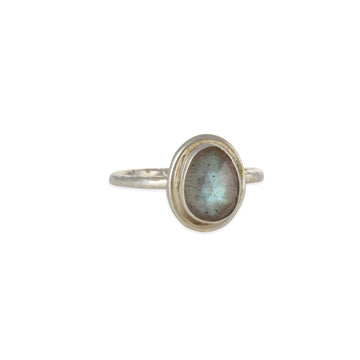 Sarah Richardson - Oval Labradorite Ring in Sterling Silver