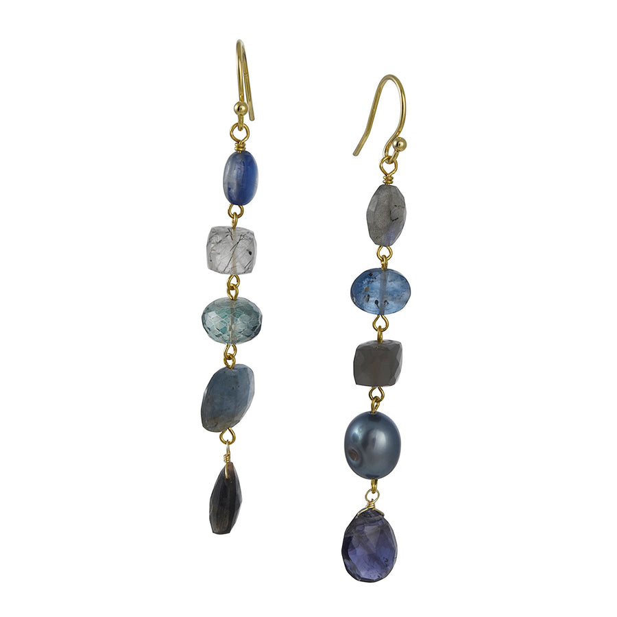 A.V. Max - Mis-Match Earrings with Blue Kyanite