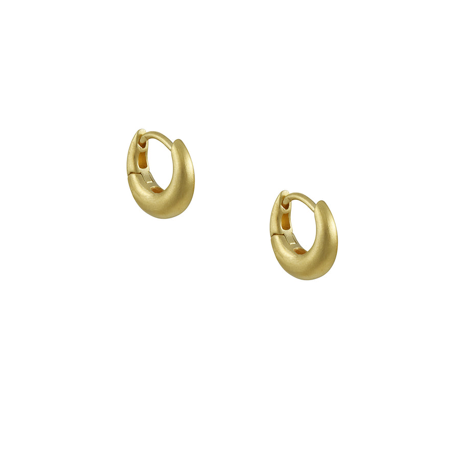 Tashi -Small Huggie Hoops in Vermeil