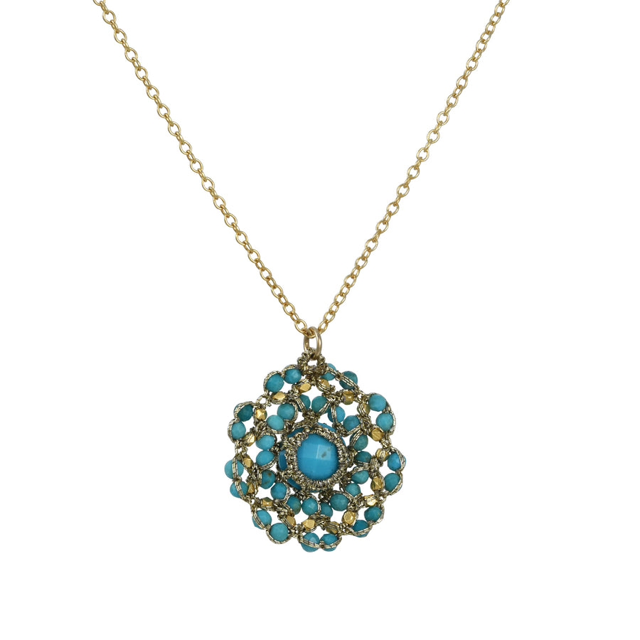 Danielle Welmond - Caged Turquoise Necklace