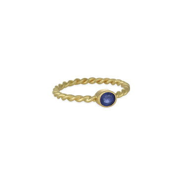 East Camp Goods - Silky Sapphire Twisted Ring