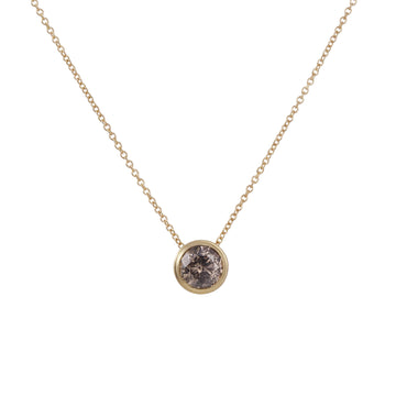 Cp Collections - 1.27 Champagne Salt and Pepper Diamond Pendant