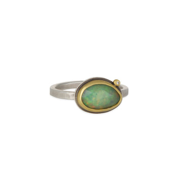 Ananda Khalsa - Rose cut Ethiopian Opal Ring