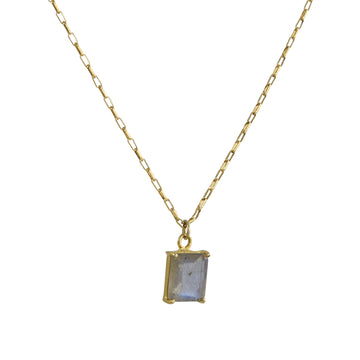 Philippa Roberts - Faceted Rectangular Labradorite Necklace