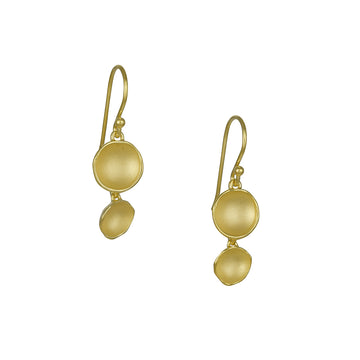 Sarah Richardson - Double Pod Drop Earrings in Vermeil