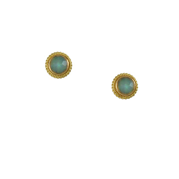 Steven Battelle - Faceted Ethiopian Opal Studs