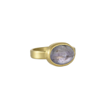 Monica Marcella - Unheated Tanzanite on Ribbon Band Ring