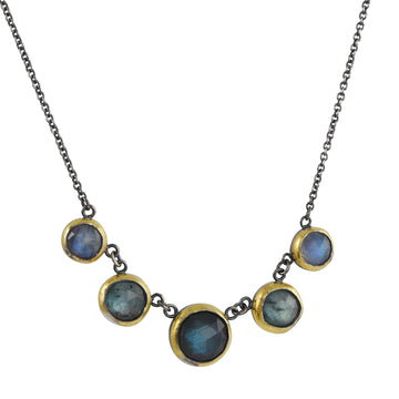 Five Labradorite Necklace