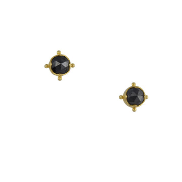 Steven Battelle - Black Diamond Stud Earrings