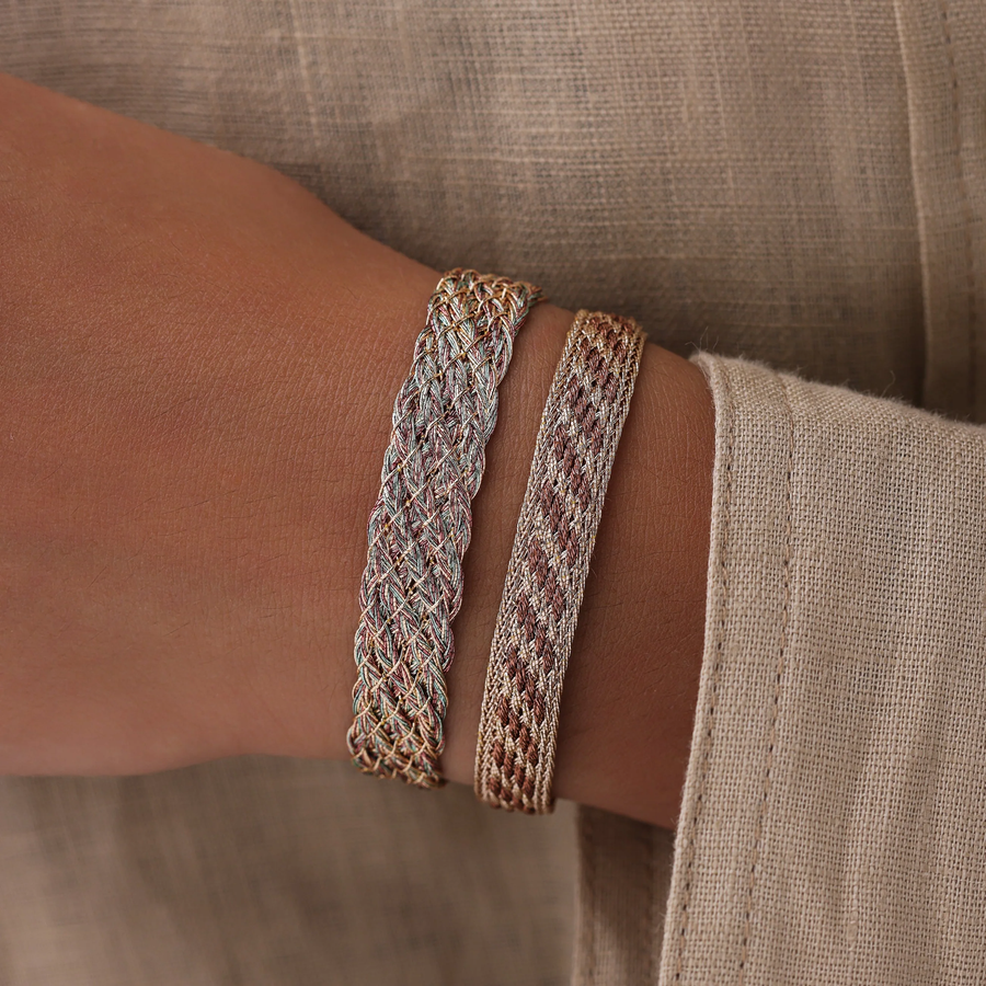 MAAŸAZ - IZY N°2 BRACELET IN ROSE GOLD MOCHA