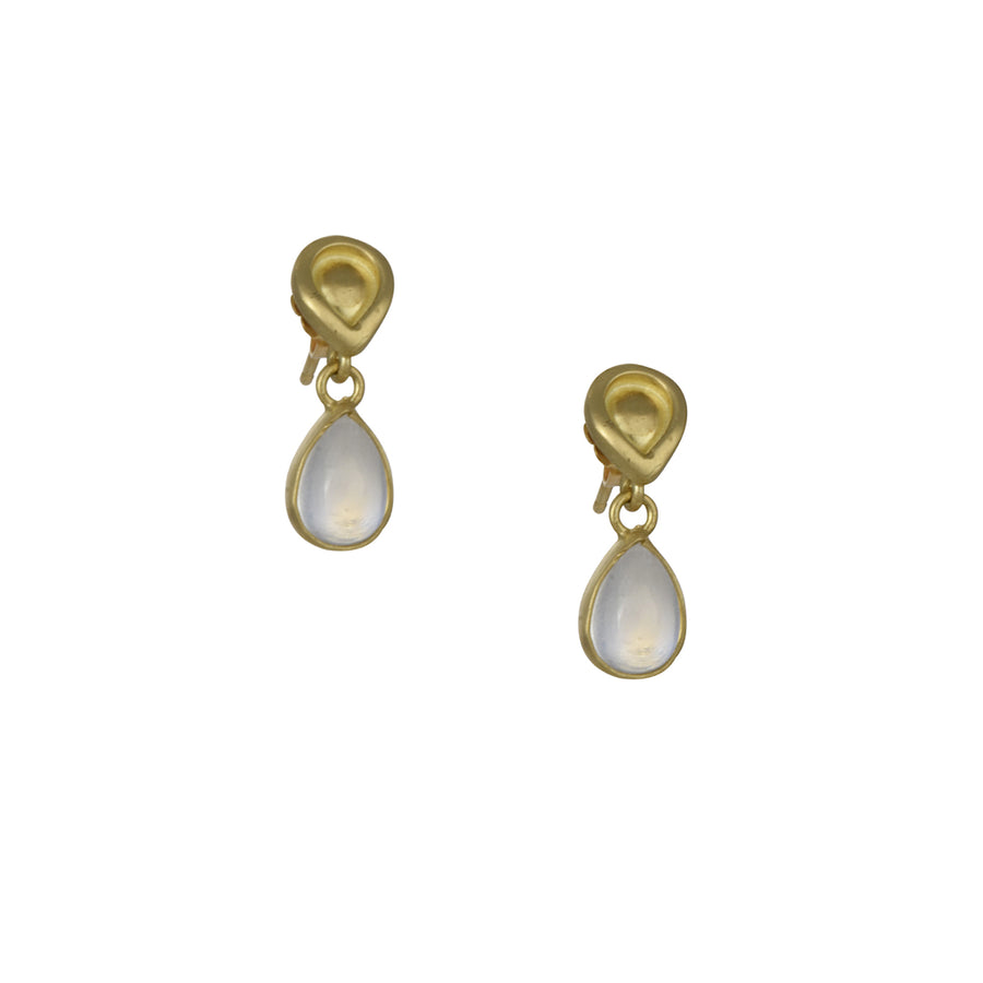 Monica Marcella - Moonstone with Petite Teardrop Earrings