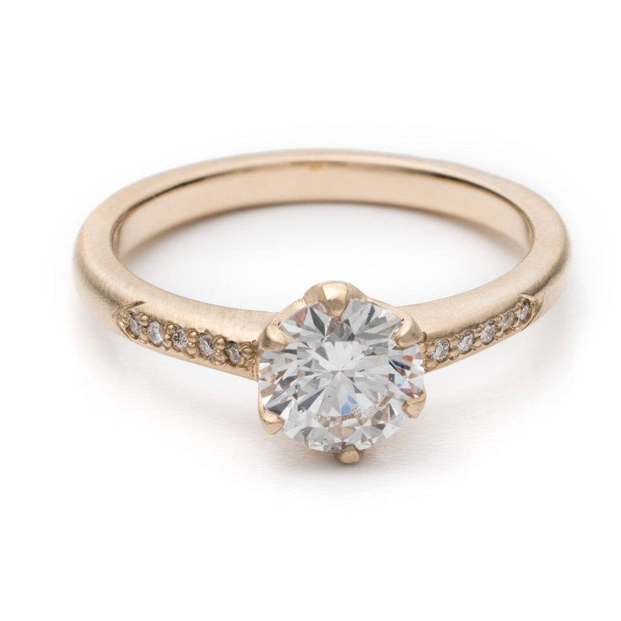 Rebecca Overmann - Six Prong Diamond Solitaire – The Clay Pot
