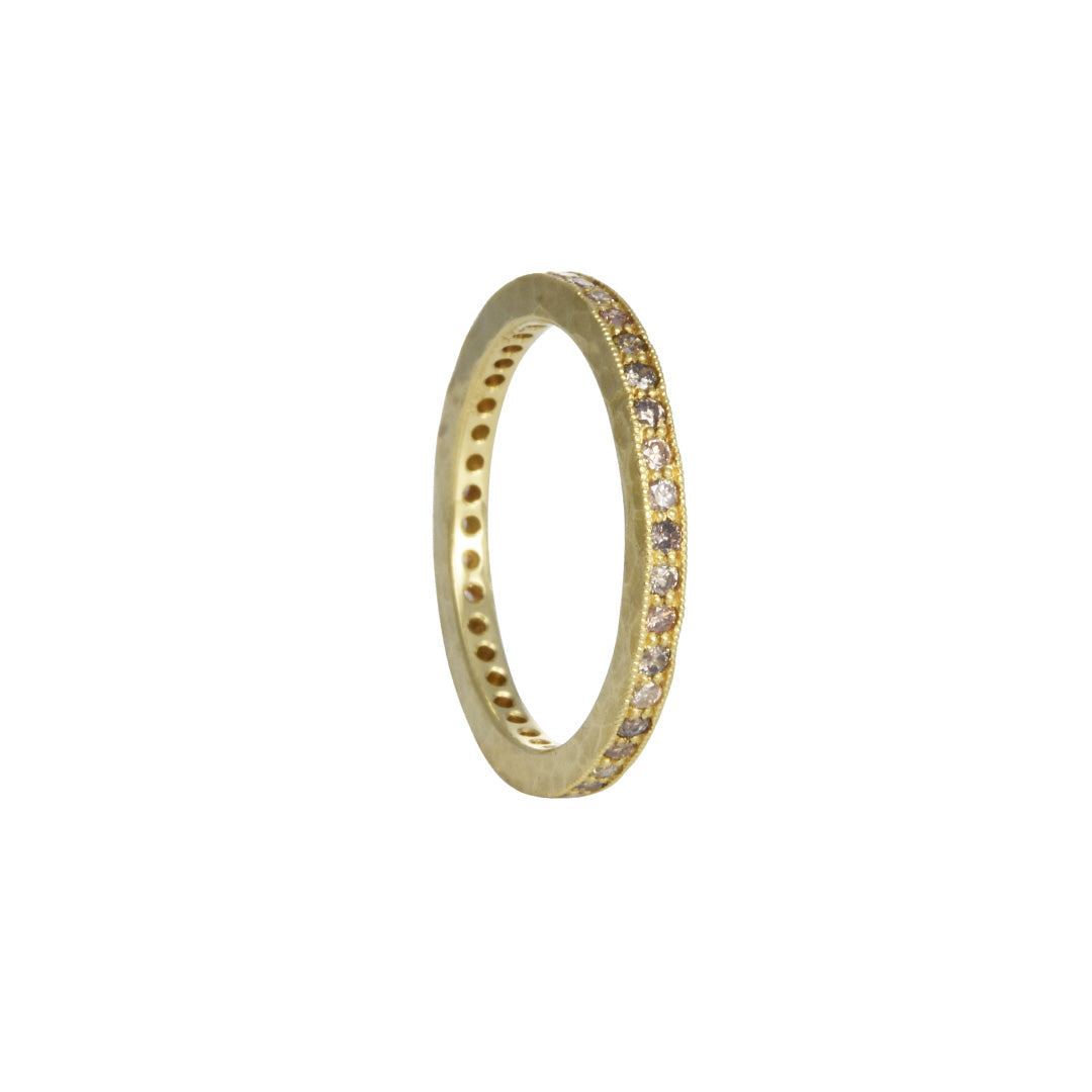 TAP by Todd Pownell - 2mm Diamond Eternity Band – The Clay Pot