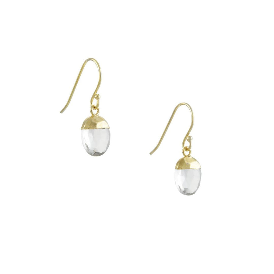 A. V. Max - Crystal Bud Drop Earring - The Clay Pot - A.V. Max - All Earrings, dangle earrings, dropearrings, goldfill, Style:Dangle Earrings