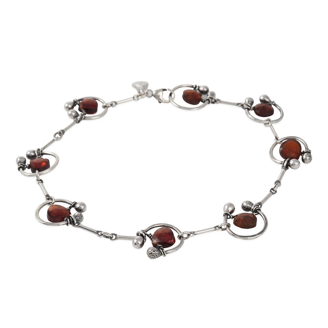 Zuzko Jewelry - Horseshoe Bracelet with Garnet – The Clay Pot