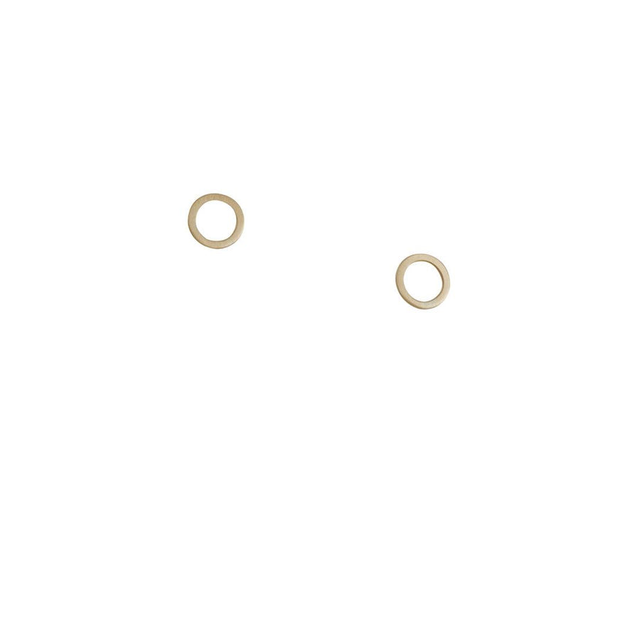 Carla Caruso - Circle Studs - The Clay Pot - Carla Caruso - 14k gold, All Earrings, Earrings:Studs, mothersday, studs, teachergift