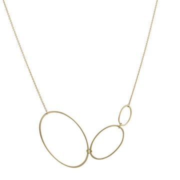 Carla Caruso - Triple Horizontal Eclipse Necklace - The Clay Pot - Carla Caruso - 14k gold, Necklace